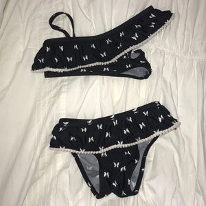 Old Navy Girls black and white bikini